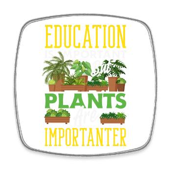 Garten- Und Pflanzenliebhaber Geschenke - Viereckiger Kühlschrankmagnet - Weiß - Vorne