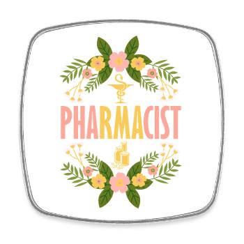Apotheker Pharmazeutisch-technischer - Viereckiger Kühlschrankmagnet - Weiß - Vorne