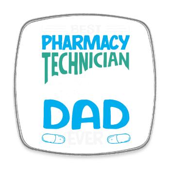 Apotheker Pharmazeutisch-technischer - Viereckiger Kühlschrankmagnet - Weiß - Vorne