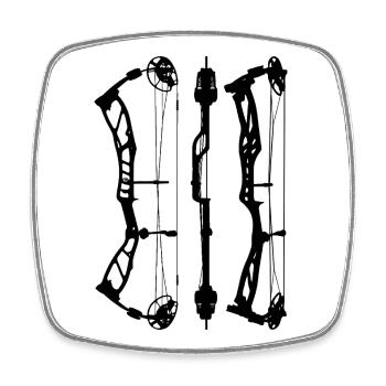 EliteBasin_Plan - Square fridge magnet - white - Front