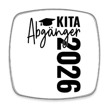 Diplômés en garderie 2026 - Magnet carré - blanc - Devant