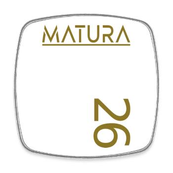 Maturité 2026 - Magnet carré - blanc - Devant