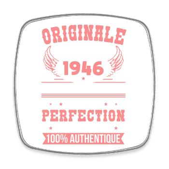 1946 – Exemplaire unique – Qualité premium - Magnet carré - blanc - Devant