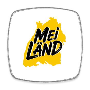 Mei Länd Bade-Wurtemberg - Magnet carré - blanc - Devant