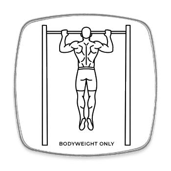 Calisthenics Bodyweight Training Fitness Strength - Square fridge magnet - white - Front