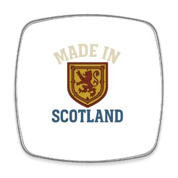 Made in Scotland Crest - Square fridge magnet - white - Front