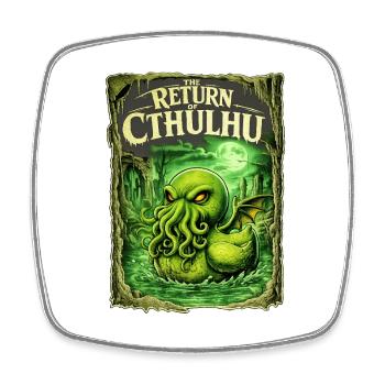 Le retour de Cthulhu - Magnet carré - blanc - Devant