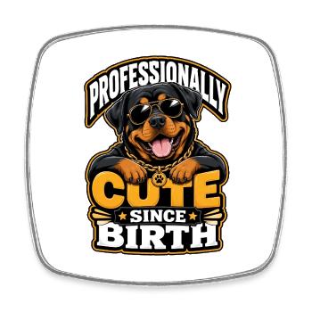 Rottweiler - Square fridge magnet - white - Front