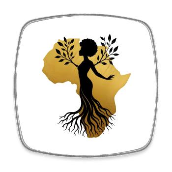 Africa Women – Roots Gift - Square fridge magnet - white - Front