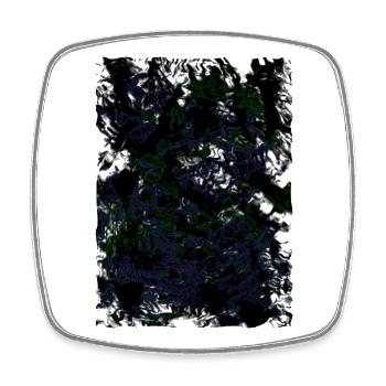 Neon Fog Swirl Pattern - Square fridge magnet - white - Front
