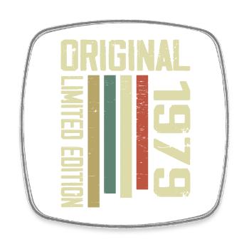 Retro 1979 45th Anniversary Gift Vintage 1979 - Square fridge magnet - white - Front