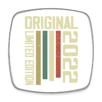 Retro 2022 Cadeau 2e Anniversaire Vintage 1995 - Magnet carré - blanc - Devant