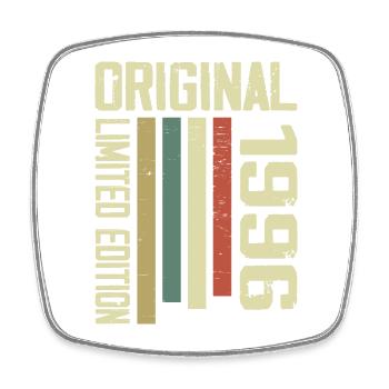 Retro 1996 Jahrgang 1995 Geschenk zum 28. Jahrestag - Viereckiger Kühlschrankmagnet - Weiß - Vorne