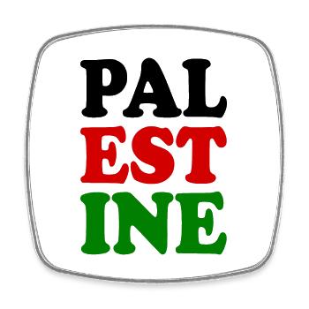 Palestine - Square fridge magnet - white - Front