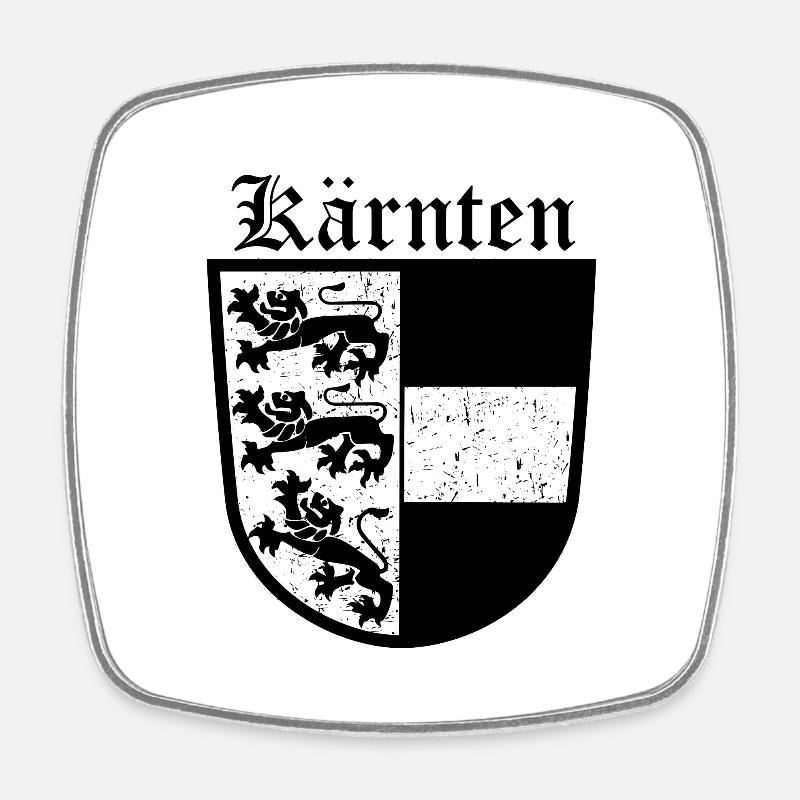Kärnten - Viereckiger Kühlschrankmagnet - Weiß