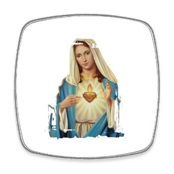 Holly Mary Maria Madonna Mariana Virgin Mary - Square fridge magnet - white - Front