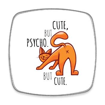 Cat Gift Funny Saying - Square fridge magnet - white - Front
