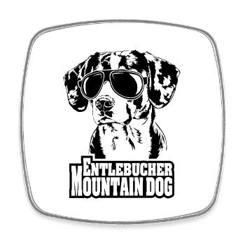 ENTLEBUCHER MOUNTAIN DOG cool lunettes de soleil chiens - Magnet carré - blanc - Devant