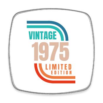 édition limitée millésime 1975 - Magnet carré - blanc - Devant