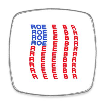 Novembre Roevember American Flag Design - Magnet carré - blanc - Devant