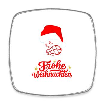 Ugly Christmas Merry Christmas Design par vauART - Magnet carré - blanc - Devant