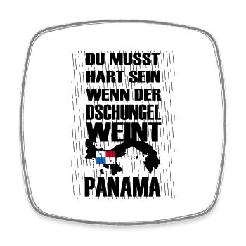 Panama Insel Regen - Viereckiger Kühlschrankmagnet - Weiß - Vorne