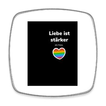 Design ohne Titel 7 - Viereckiger Kühlschrankmagnet - Weiß - Vorne