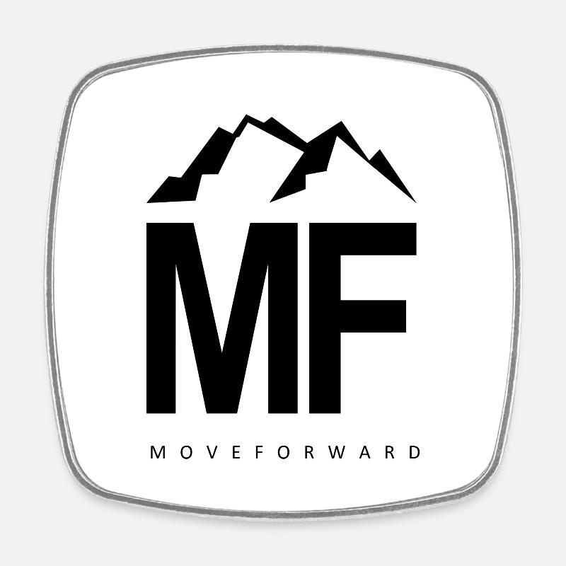 MFTransparent - Square fridge magnet - white