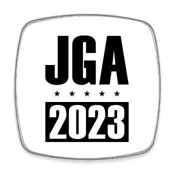 Jga 2023 Junggesellenabschied - Viereckiger Kühlschrankmagnet - Weiß - Vorne