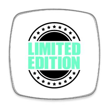 Limited Edition - Square fridge magnet - white - Front