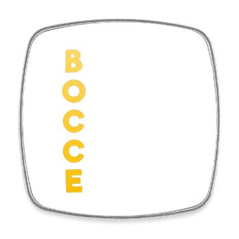 Bocce Bocci Bunte Bälle Spieler I Geschenk - Viereckiger Kühlschrankmagnet - Weiß - Vorne