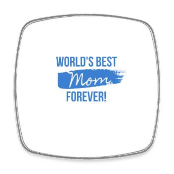 La meilleure maman du monde pour toujours! - Magnet carré - blanc - Devant