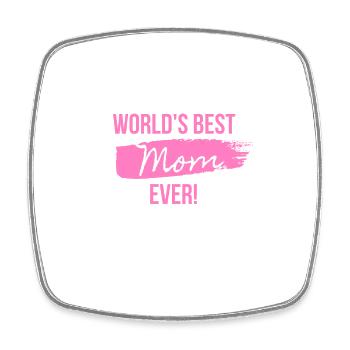 Die beste Mutter der Welt aller Zeiten! - Viereckiger Kühlschrankmagnet - Weiß - Vorne
