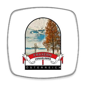 Vorarlberg Fraxern Österreich Souvenir - Viereckiger Kühlschrankmagnet - Weiß - Vorne