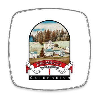 Vorarlberg Krumbach Österreich Souvenir - Viereckiger Kühlschrankmagnet - Weiß - Vorne