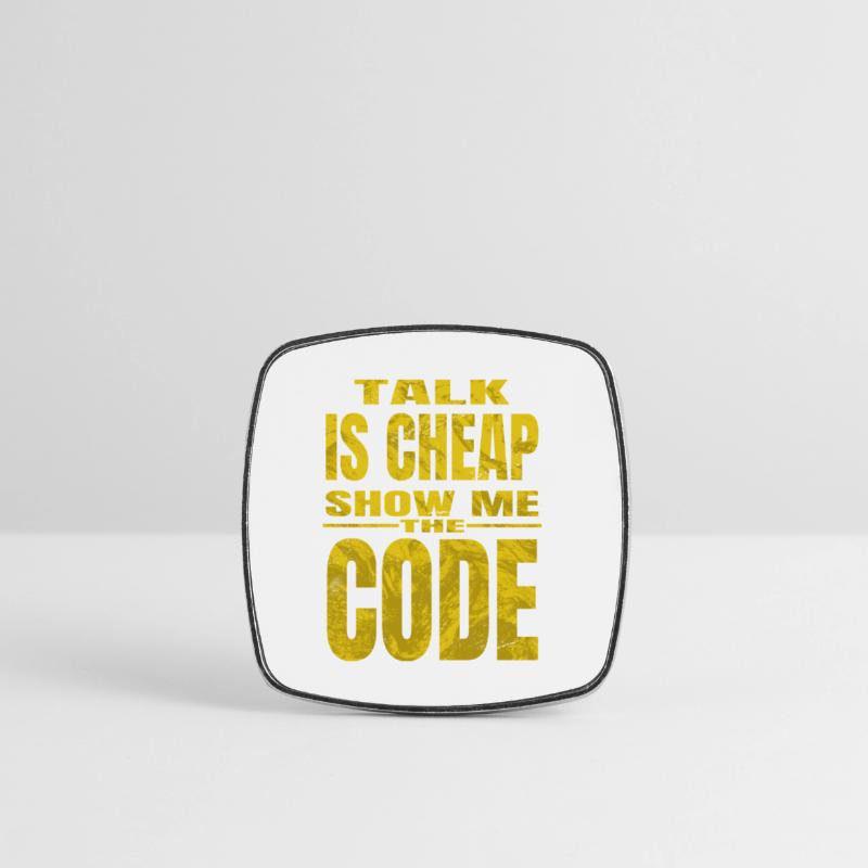 but i do computer science gift idea hacking coding Square fridge magnet