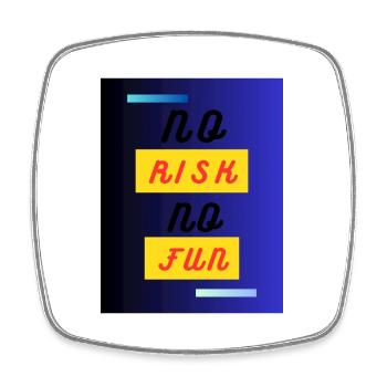 E40CC81F 307F 4AAA BA7E 6E111122288D - Viereckiger Kühlschrankmagnet - Weiß - Vorne