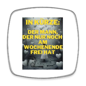 Junggesellenabschied T Shirt Lustige Sprüche - Viereckiger Kühlschrankmagnet - Weiß - Vorne