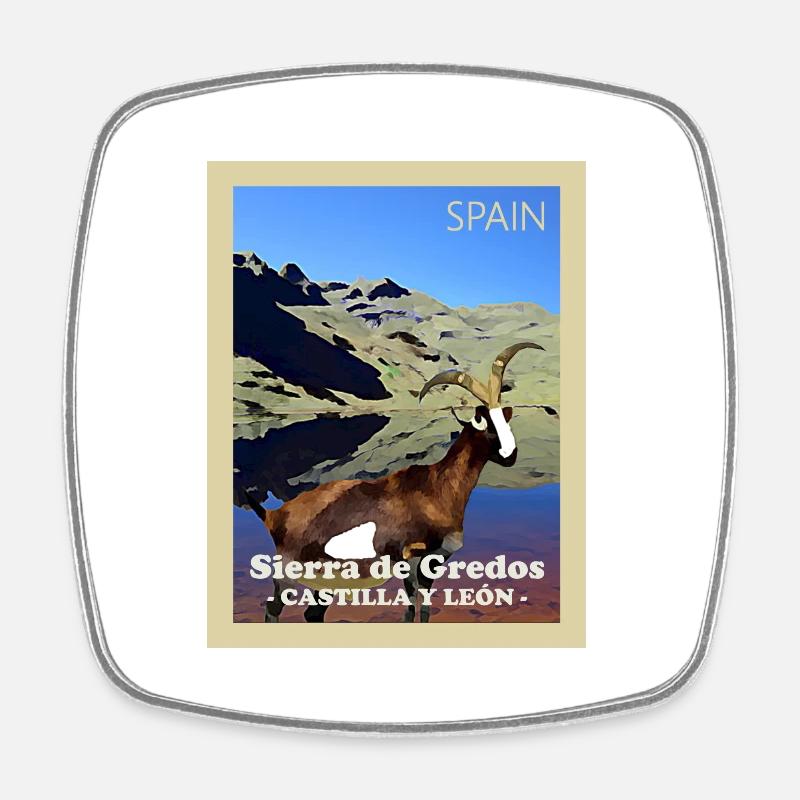 Parc national de Gredos - Magnet carré - blanc