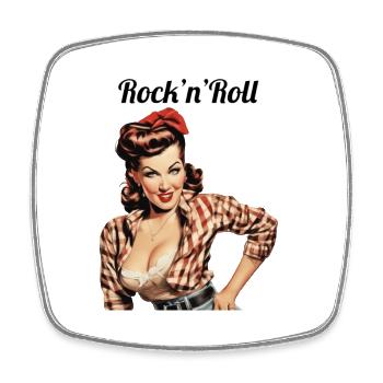 Pinup - Square fridge magnet - white - Front