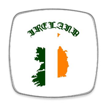 Ireland Country - Square fridge magnet - white - Front