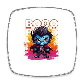 Chibi Durst & Booo! Nightcrawler Vampir T-Shirt! - Viereckiger Kühlschrankmagnet - Weiß - Vorne