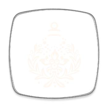Christmas bauble ornament - Square fridge magnet - white - Front