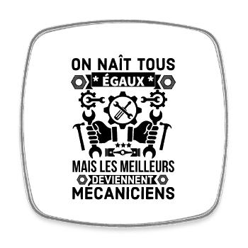 les meilleurs deviennent mécaniciens 2 - Magnet carré - blanc - Devant