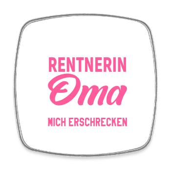 Rentnerin Geschenke für Oma, Mama und Tante - Viereckiger Kühlschrankmagnet - Weiß - Vorne