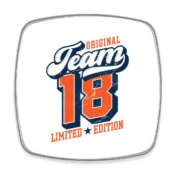 Original Team 18 - Édition limitée - Magnet carré - blanc - Devant