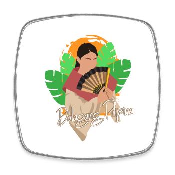 Philippines Drapeau philippin Philippines I Cadeau - Magnet carré - blanc - Devant