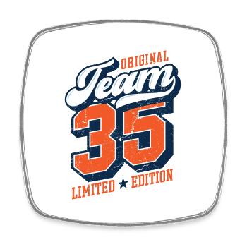 Original Team 35 - Édition limitée - Magnet carré - blanc - Devant
