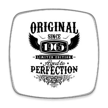 Perfection 1965 -59th Anniversary,Original - Square fridge magnet - white - Front