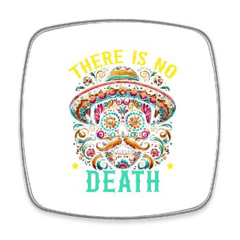 Dia De Los Muertos Mexique Crâne en Sucre Mexicain - Magnet carré - blanc - Devant